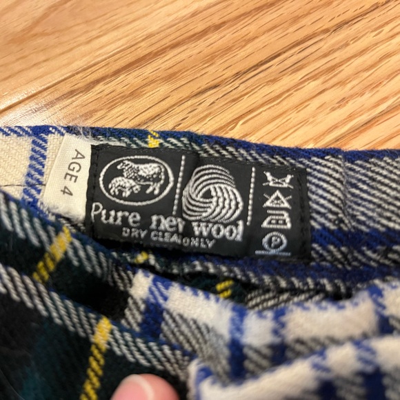 Vintage Girls Wool Kilt (age 4) - Picture 3 of 3